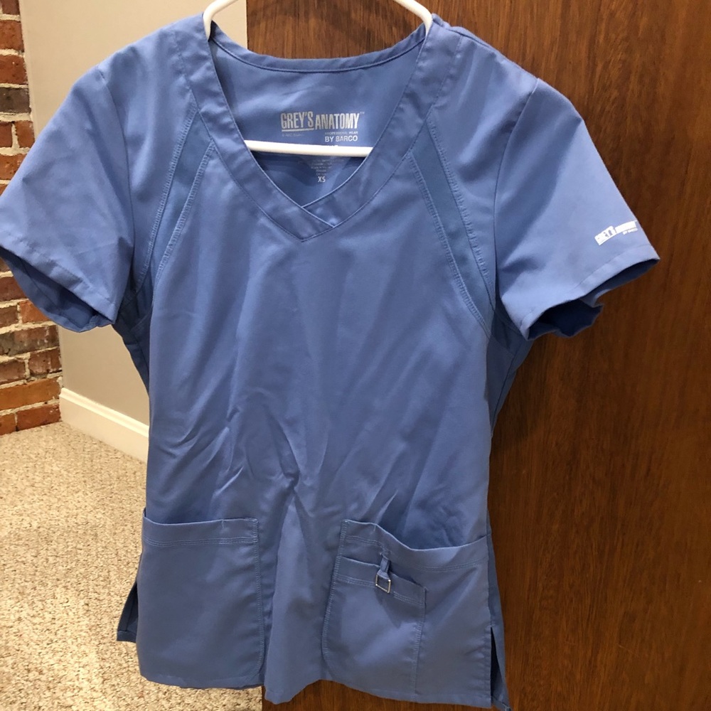 Xsmall greys anatomy scrub top